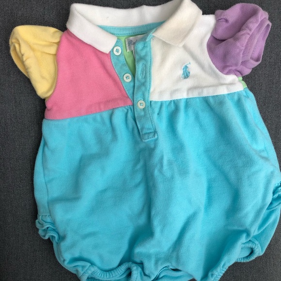 Ralph Lauren polo onesie - Picture 1 of 2